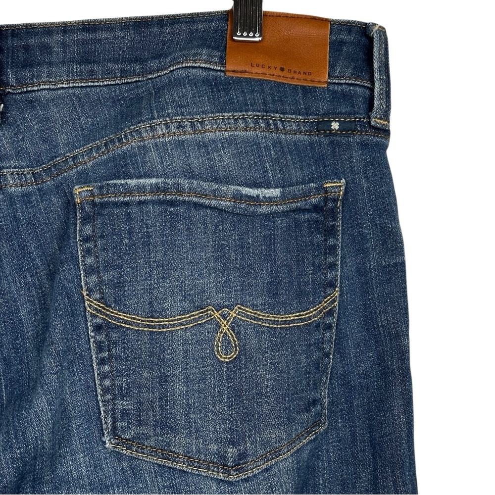 Lucky Brand Lolita Stretchy Mid Rise Medium Washed Denim Skinny Jeans 14/32 - Picture 9 of 14
